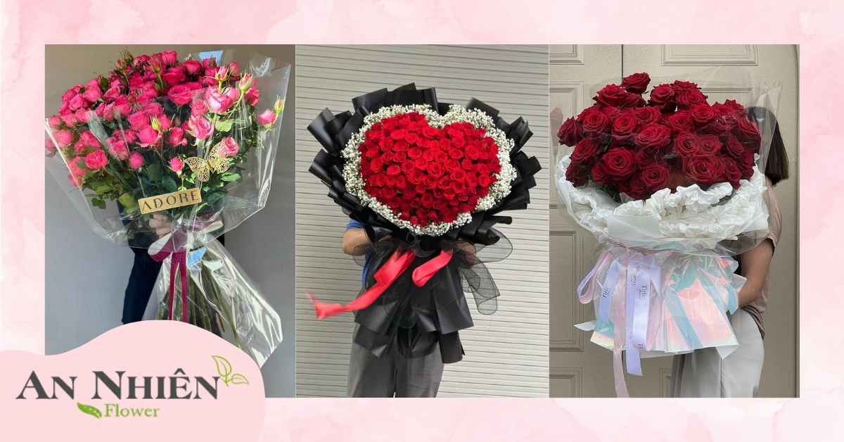 Cách tặng hoa hồng Valentine 