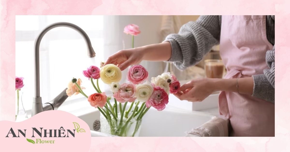 Ngâm nước trước khi cắm