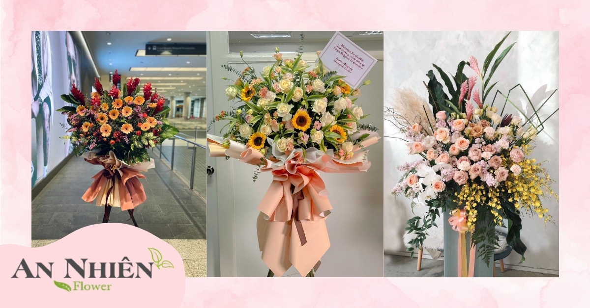 Đặt hoa khai trương giá rẻ ở đâu uy tín tại TPHCM?