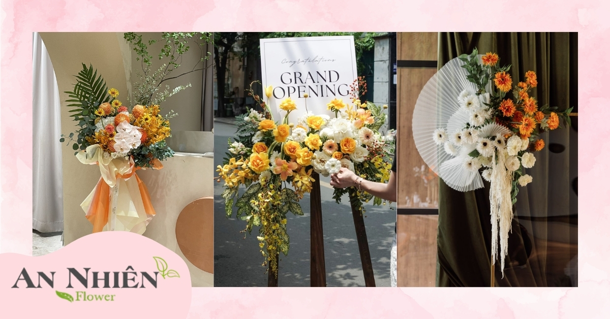 Đặt lẵng hoa khai trương tại Hoa Tươi An Nhiên