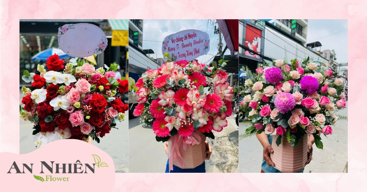 Địa chỉ đặt hoa 20/10 TP.HCM: Hoa Tươi An Nhiên