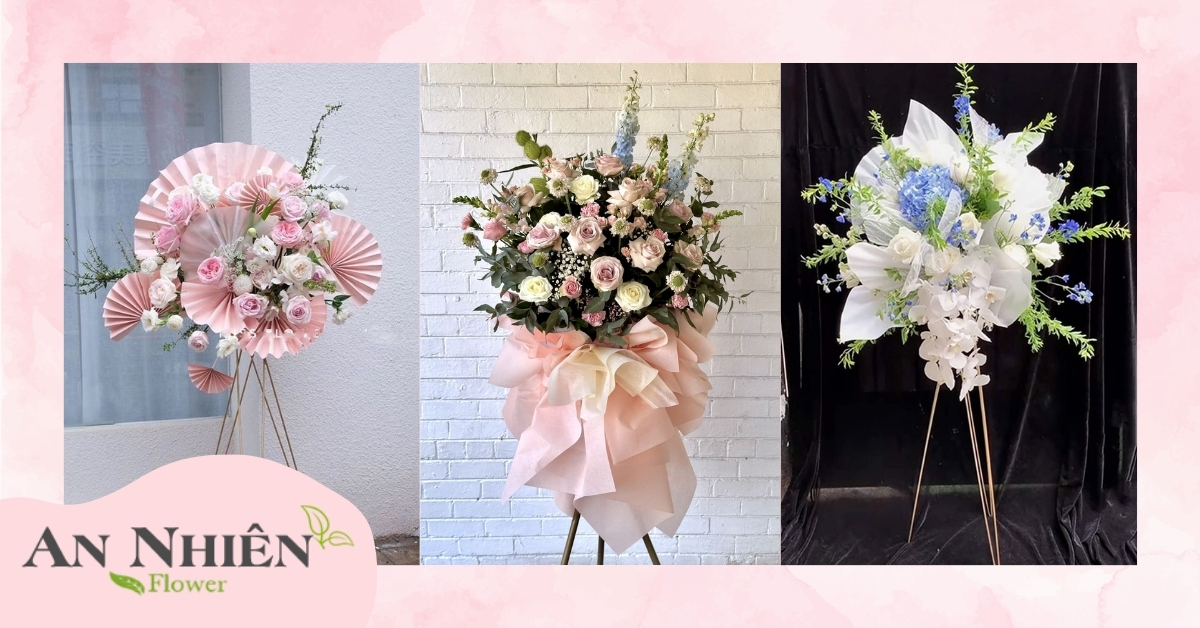 Giá hoa khai trương sang trọng