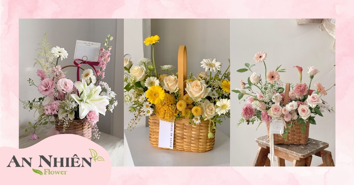 Giỏ hoa 20/10