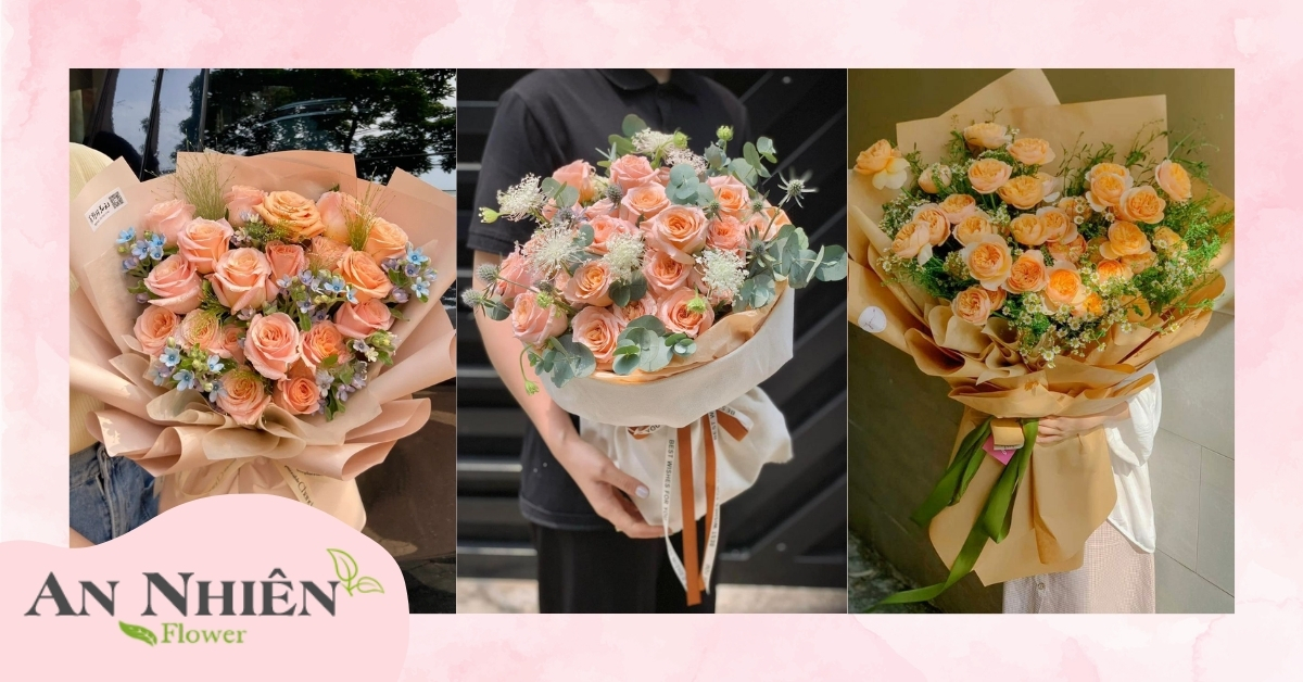 Hoa hồng Valentine màu cam