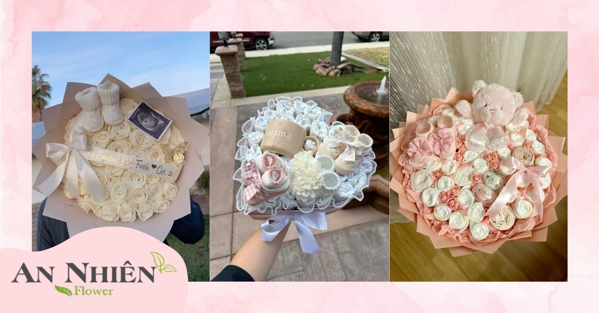 Hoa tặng vợ khi mang thai hoặc sinh con