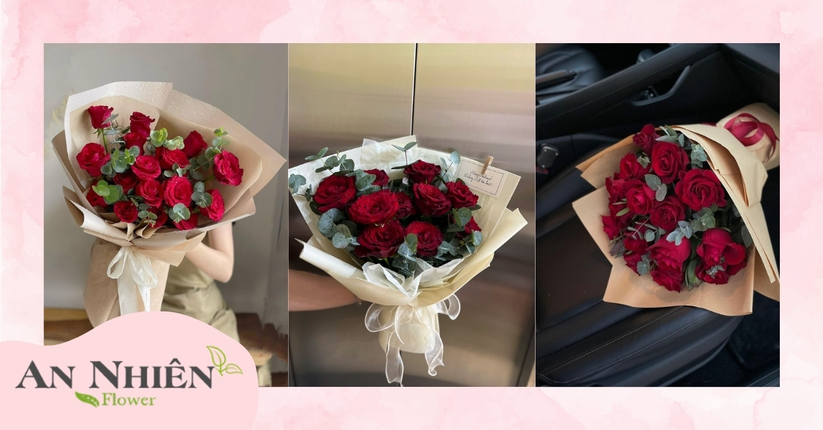 Một số mẫu hoa hồng Valentine đẹp