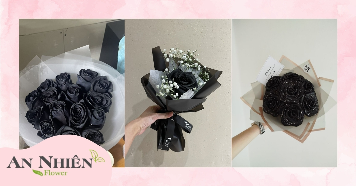 Top bó hoa hồng đen đẹp nhất