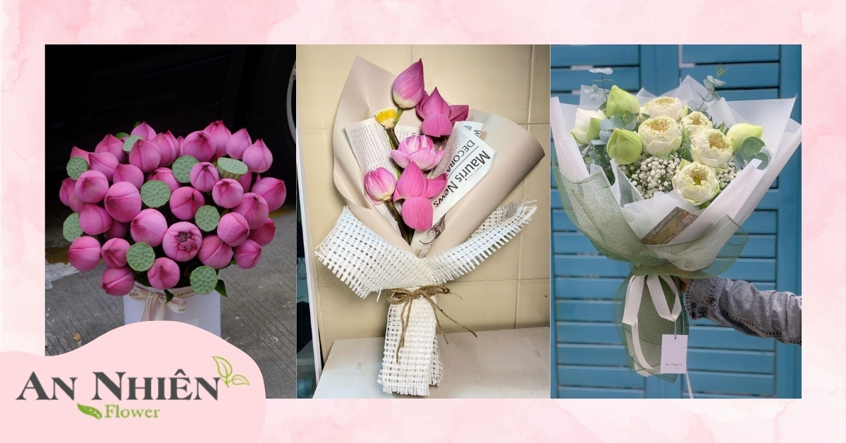 Hoa sen tặng mẹ