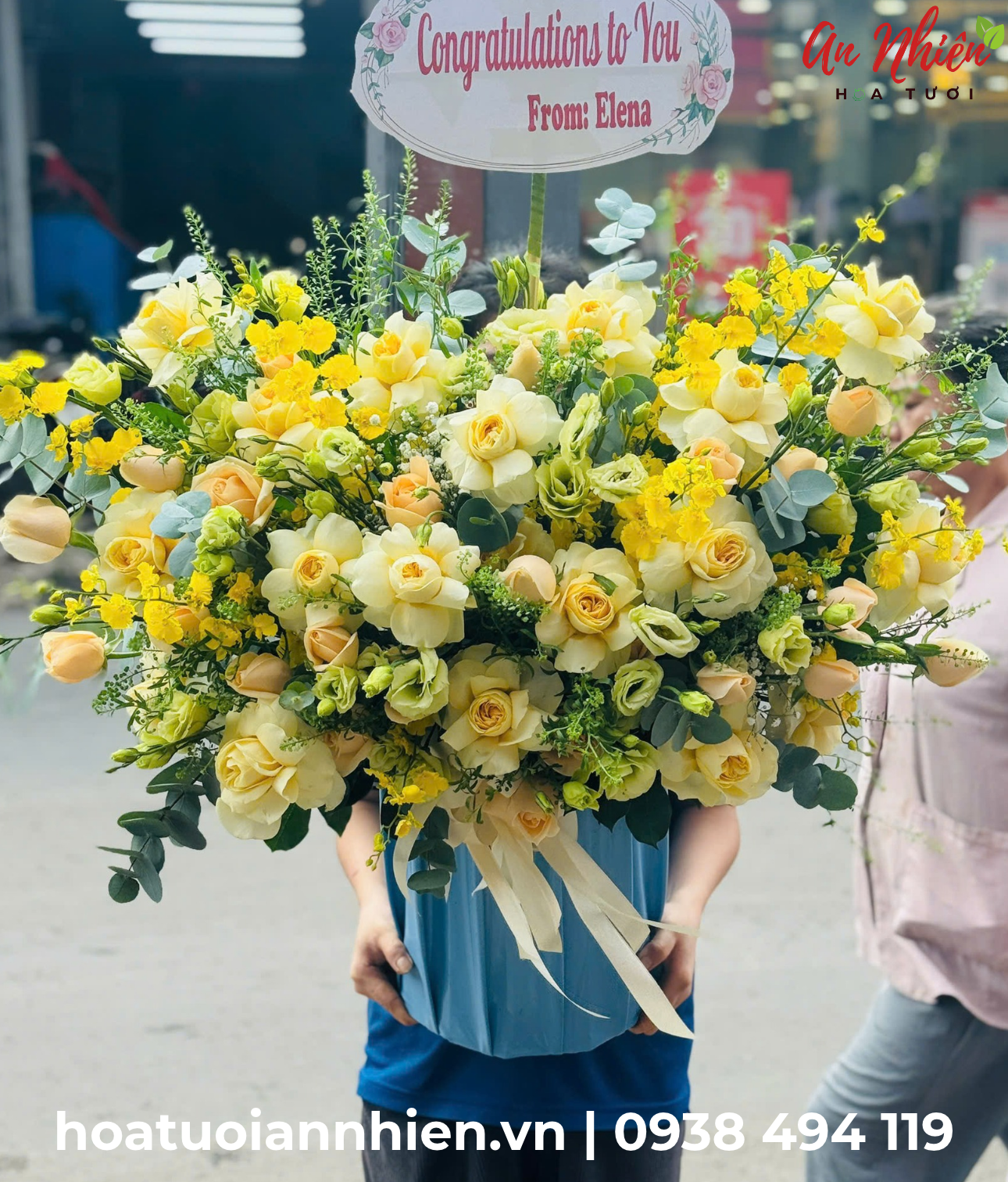 Giỏ hoa 20/10