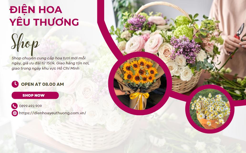 Địa chỉ mua hoa bó tại Gò Vấp