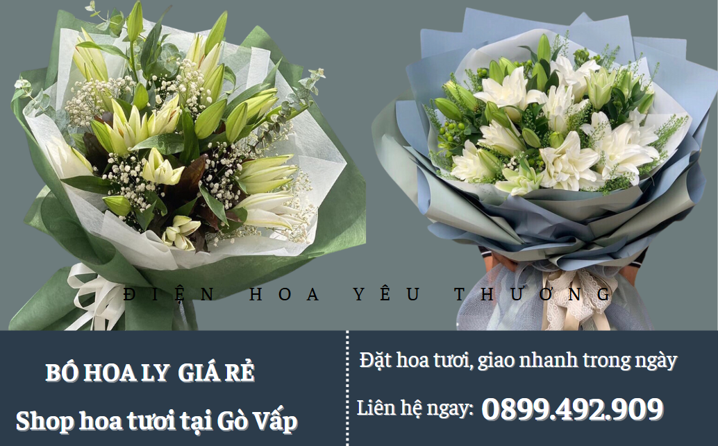 Bó hoa ly giá rẻ
