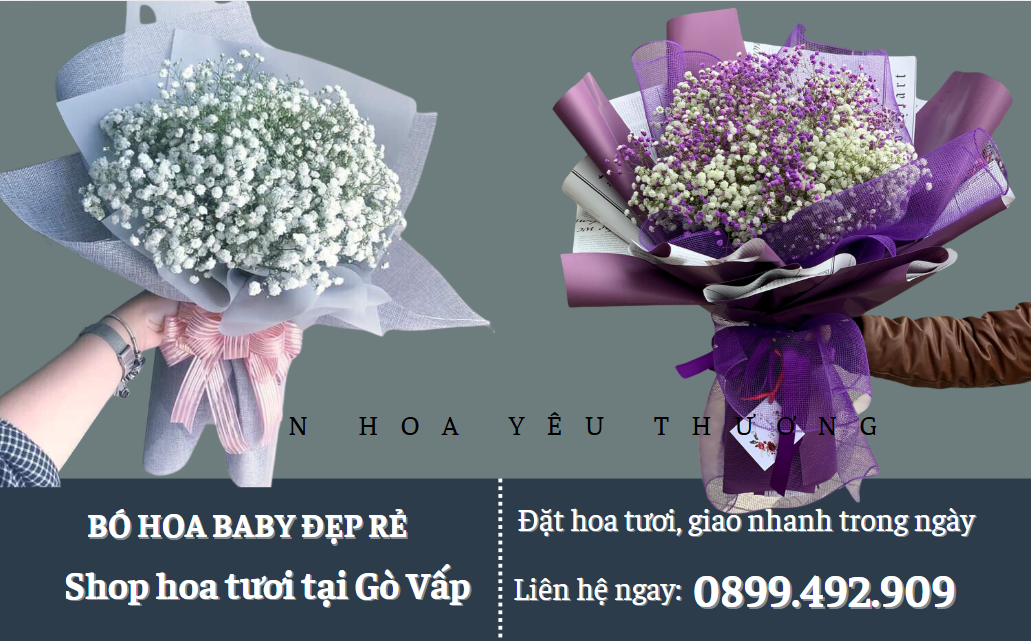 Bó hoa baby giá rẻ