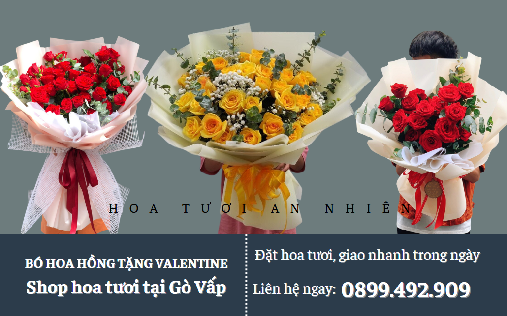 Bó hoa hồng Valentine