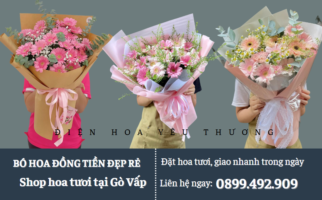 Bó hoa đồng tiền giá rẻ