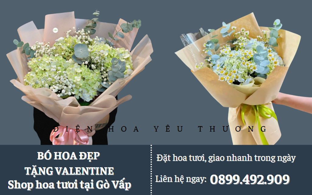 Bó hoa đẹp tặng valentine