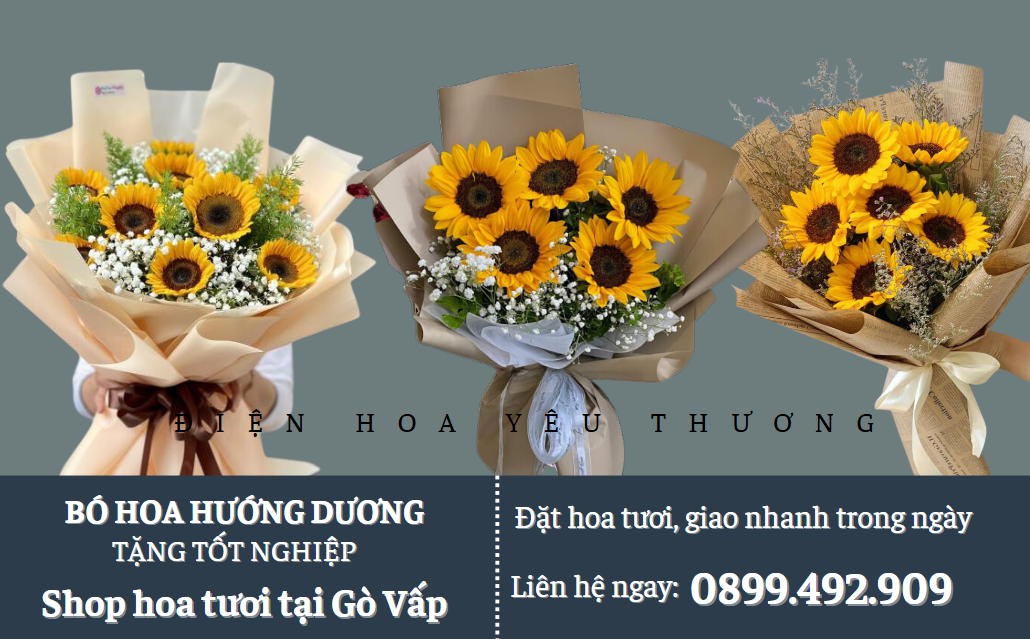 Bó hoa hướng dương Tốt nghiệp