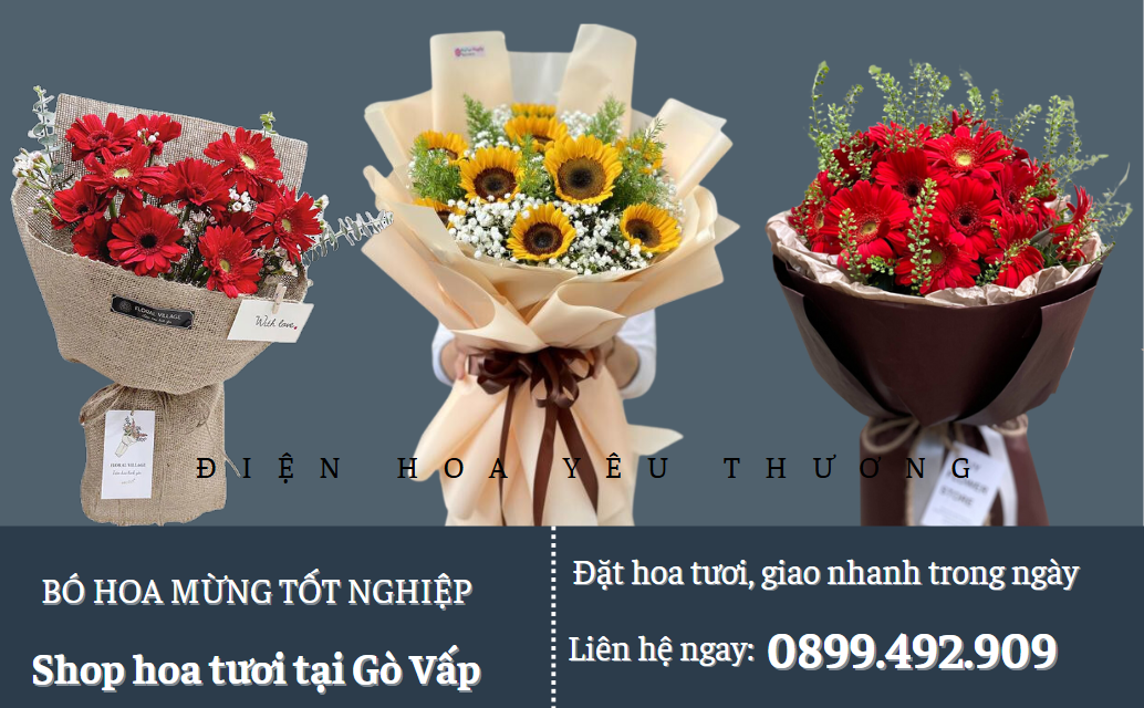 Bó hoa mừng tốt nghiệp