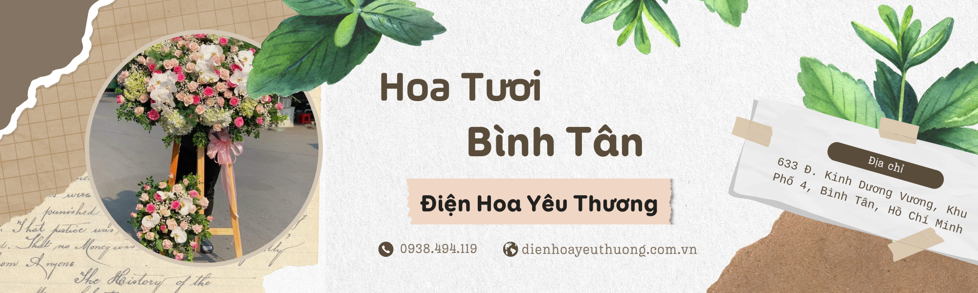 Shop hoa tươi Bình Tân