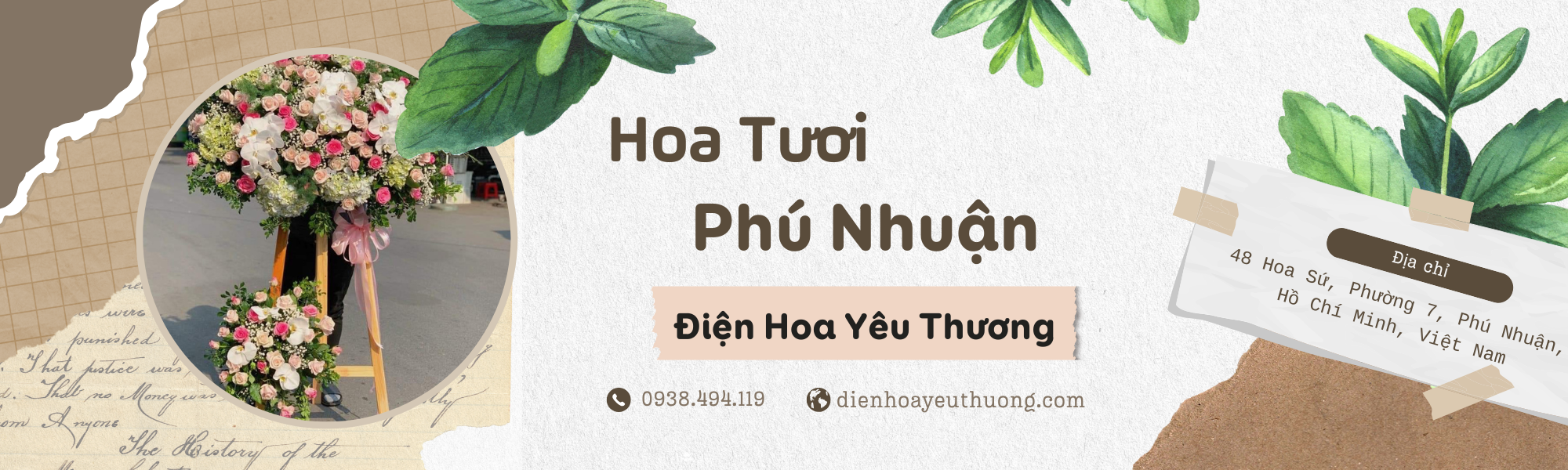 Shop hoa tươi Phú Nhuận