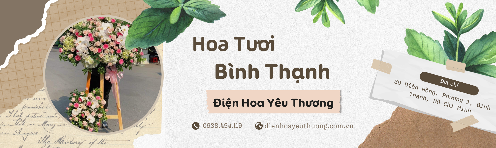 Shop hoa tươi Bình Thạnh