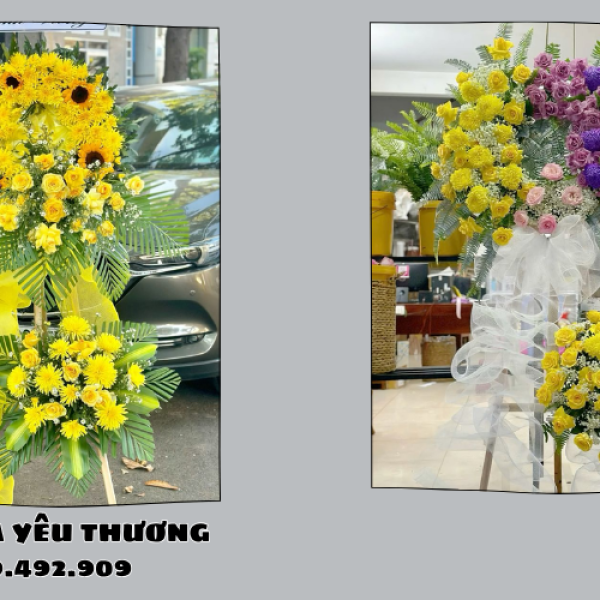 Hoa chia buồn Gò Vấp – Vòng hoa trang nhã, lịch sự