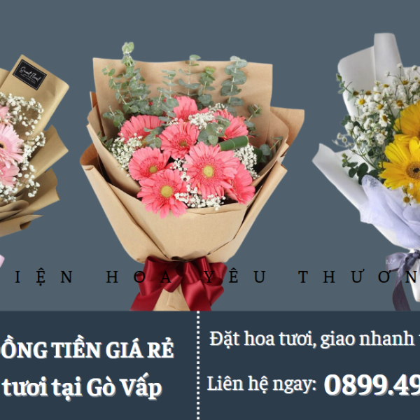 Bó hoa đồng tiền giá rẻ tươi đẹp cho mọi dịp ý nghĩa