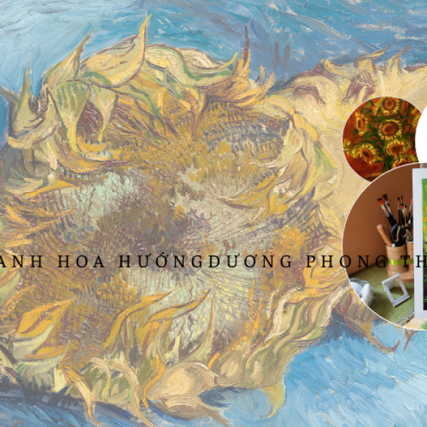 Tranh hoa hướng dương phong thủy thu hút may mắn cho gia chủ