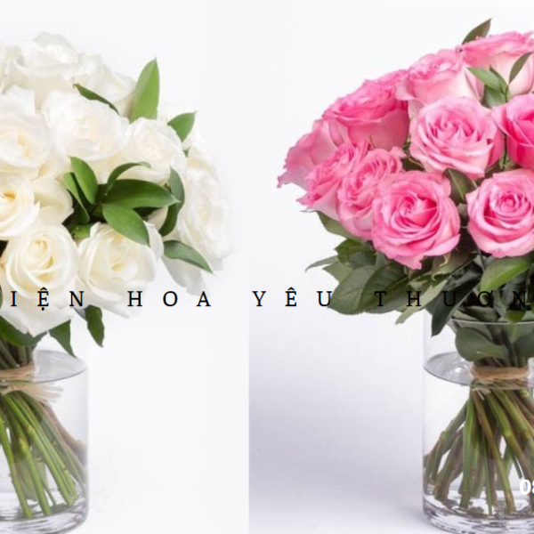 Cắm hoa hồng đơn giản mang lại vẻ đẹp tinh tế tại nhà