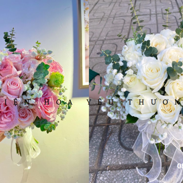 Hoa hồng cưới biểu tượng ngọt ngào cho ngày trọng đại