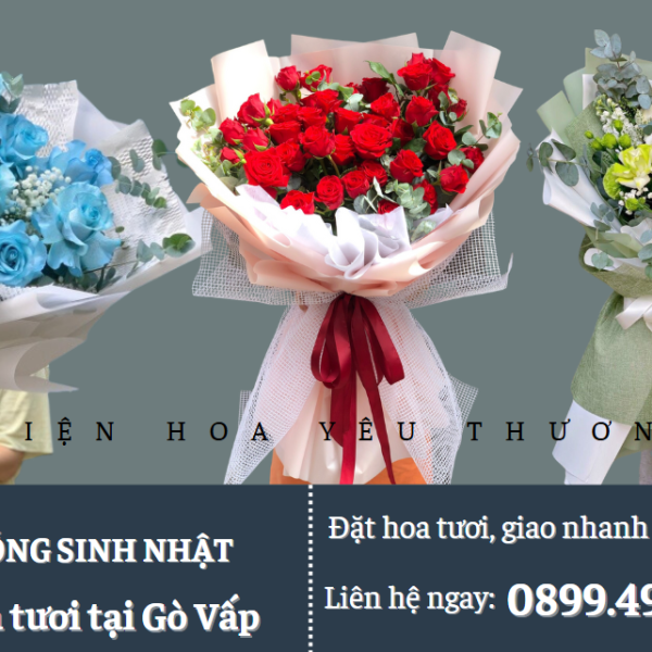 Hoa hồng sinh nhật và những bó hoa đẹp gửi trọn yêu thương