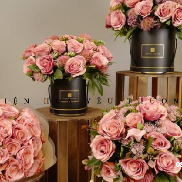 Cách bó hoa hồng kiểu châu Âu sang trọng và tinh tế