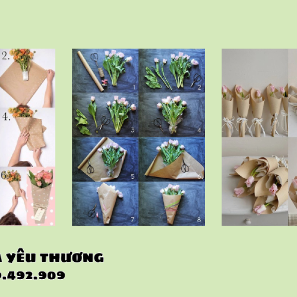 Bó hoa như thế nào để mang đi xa không bị hỏng, tươi lâu?