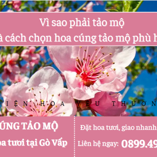 Vì sao phải tảo mộ và cách chọn hoa cúng tảo mộ phù hợp