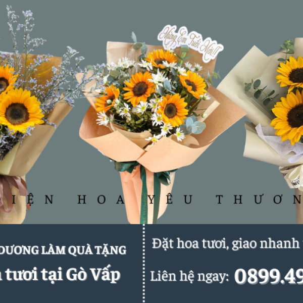 Hoa hướng dương làm quà tặng cho mọi dịp quan trọng