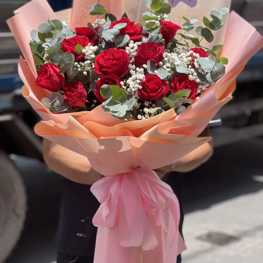 Bó hoa Hồng Đỏ oharah Nhập