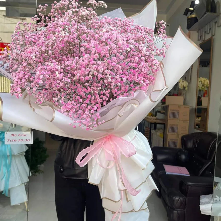 Bó hoa Baby Hồng Tươi