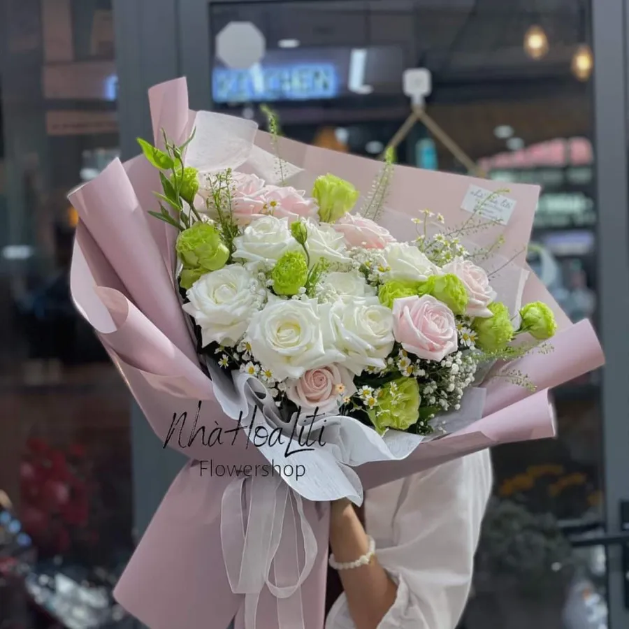 Bó hoa Ngày Mới Bình Yên