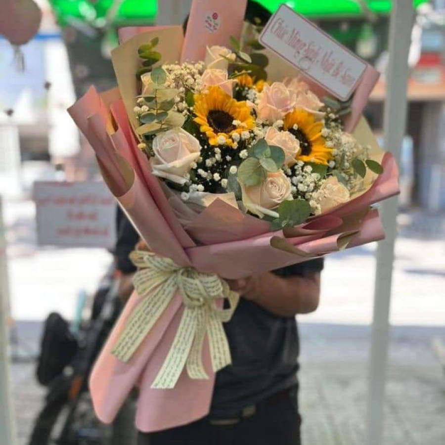 Bó hoa Nụ Cười Ban Mai