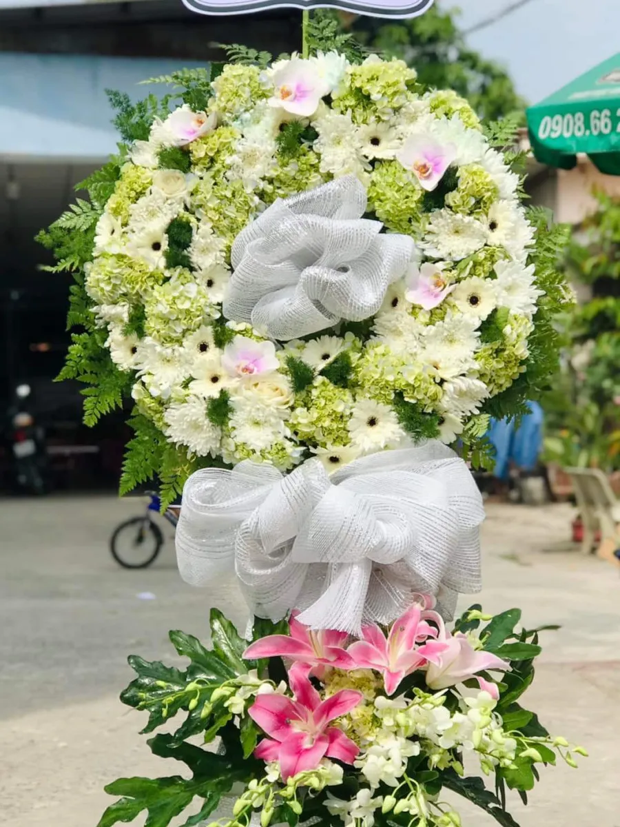 Vòng Hoa Tang Giọt Nước Mắt Khô