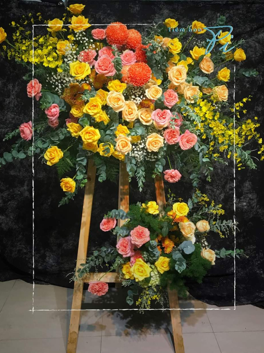 Kệ Hoa Khai Trương Vạn Phúc