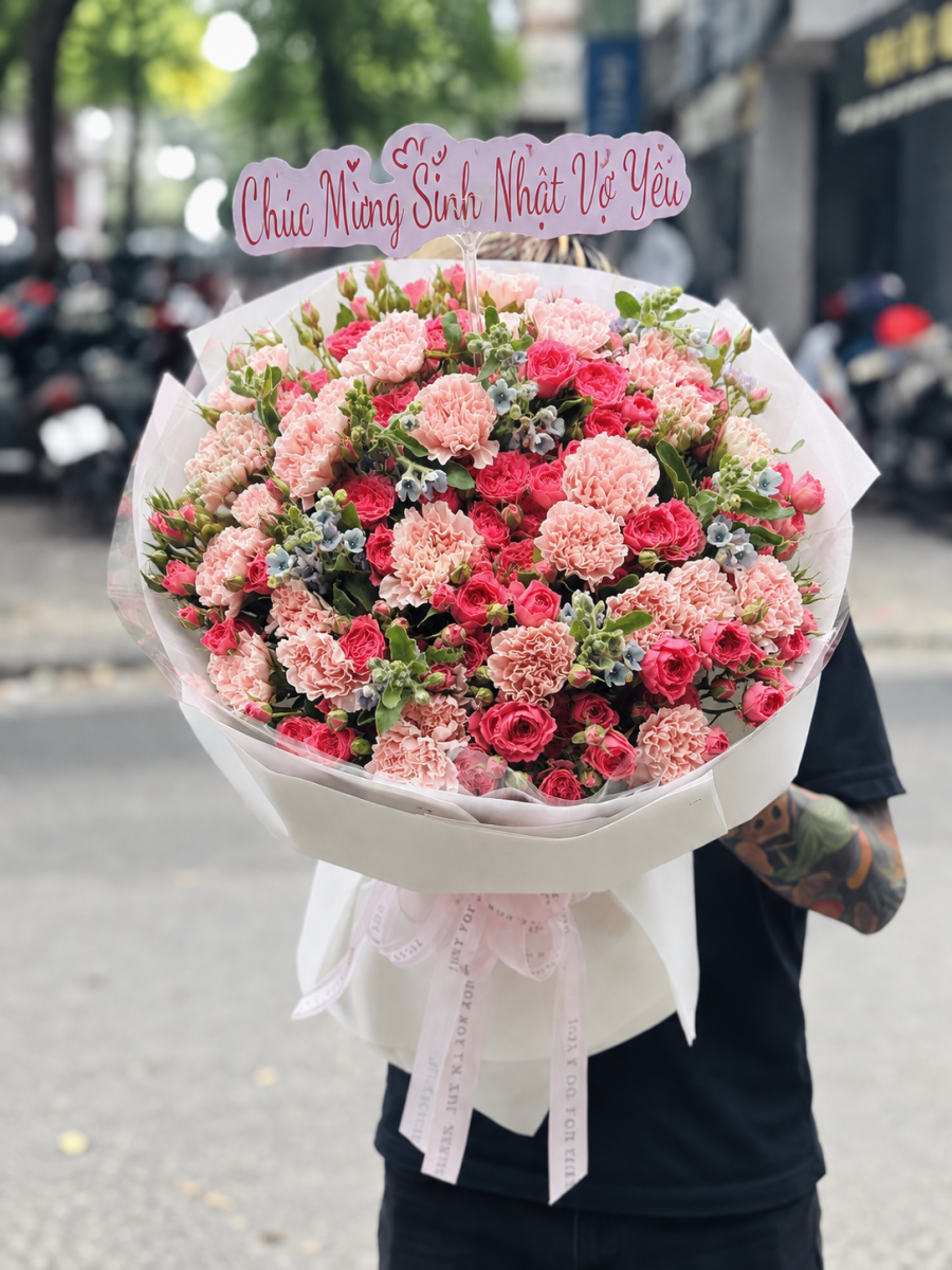 Bó hoa tặng sinh nhật