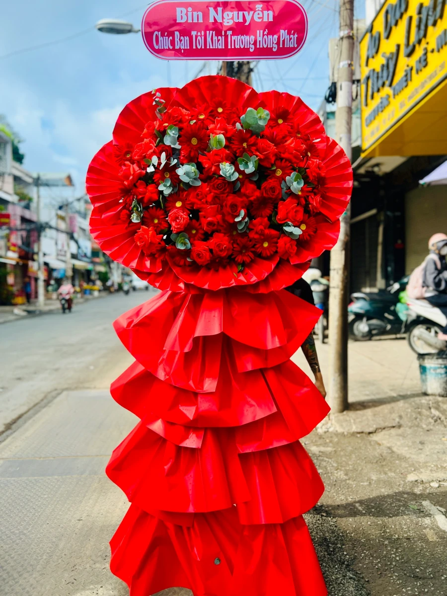 Kệ Hoa Khai Trương Xuân Đắc Lộc