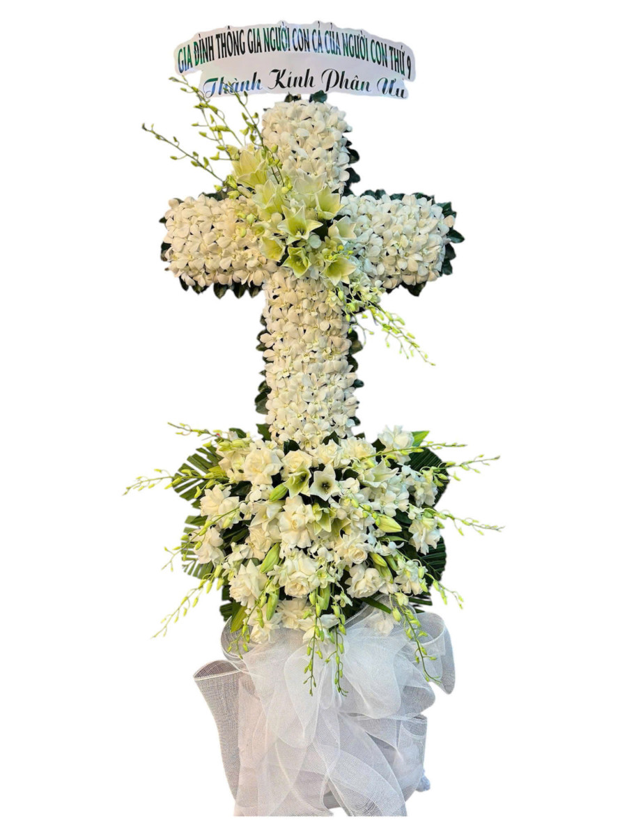 Lẵng Hoa Nụ Hoa Tiễn Biệt