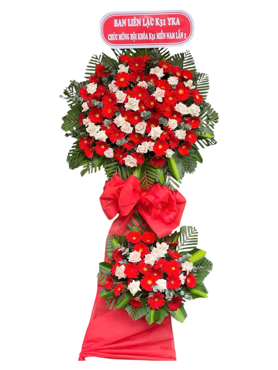 Kệ Hoa Khai Trương Kim Cương