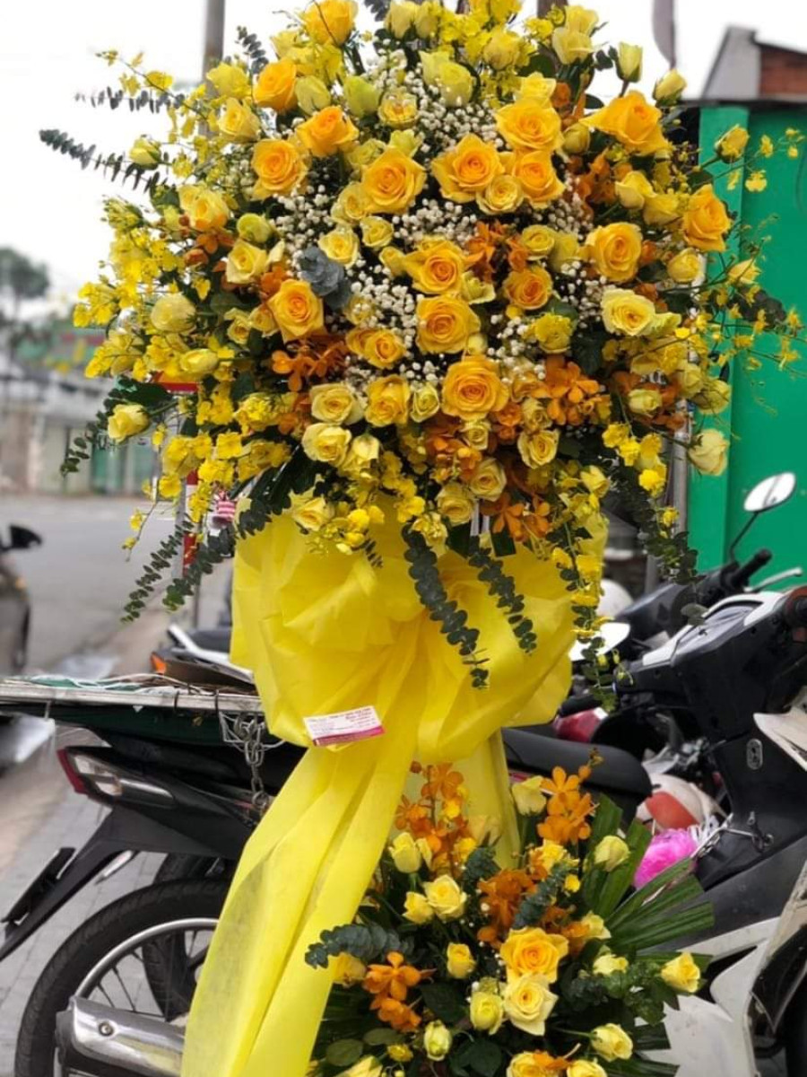 Kệ Hoa Khai Trương Phú Lộc