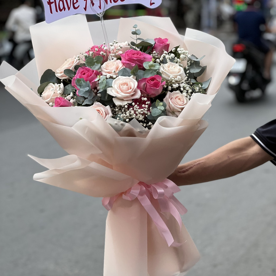 Bó hoa Sắc Màu Cuộc Sống