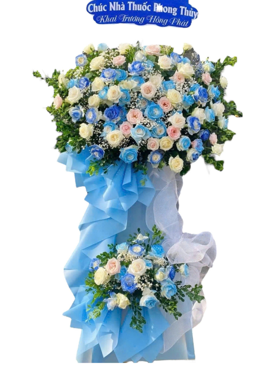 Kệ Hoa Khai Trương Phú Quý