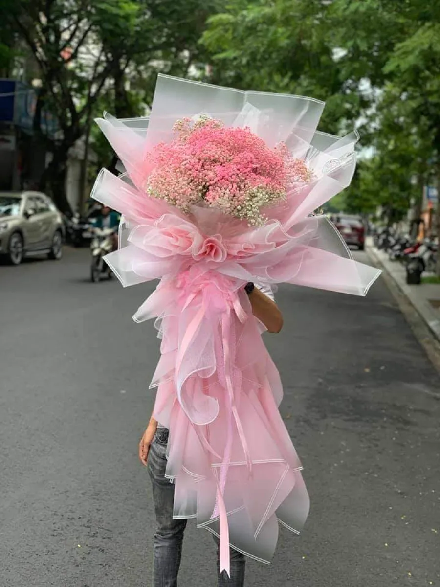 Bó hoa Baby Hồng Phấn