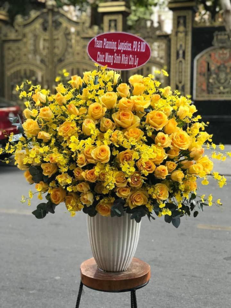 Giỏ Hoa Khai Trương Phát Đạt