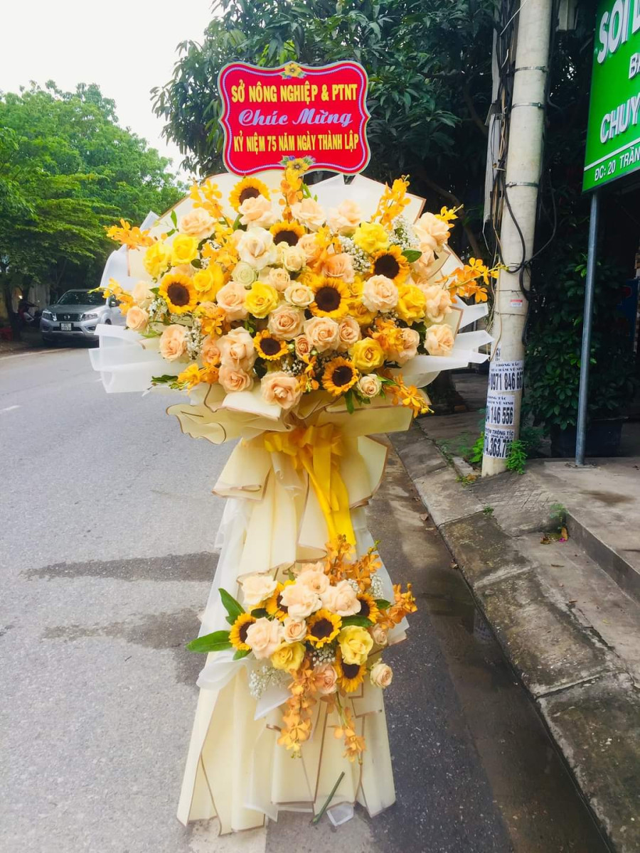 Hoa Chúc Mừng Khai Trương May Mắn